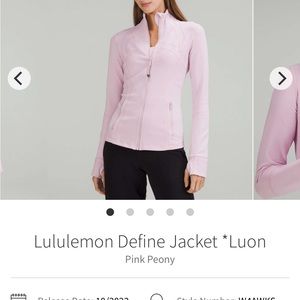 LULULEMON DEFINE JACKET LUON**